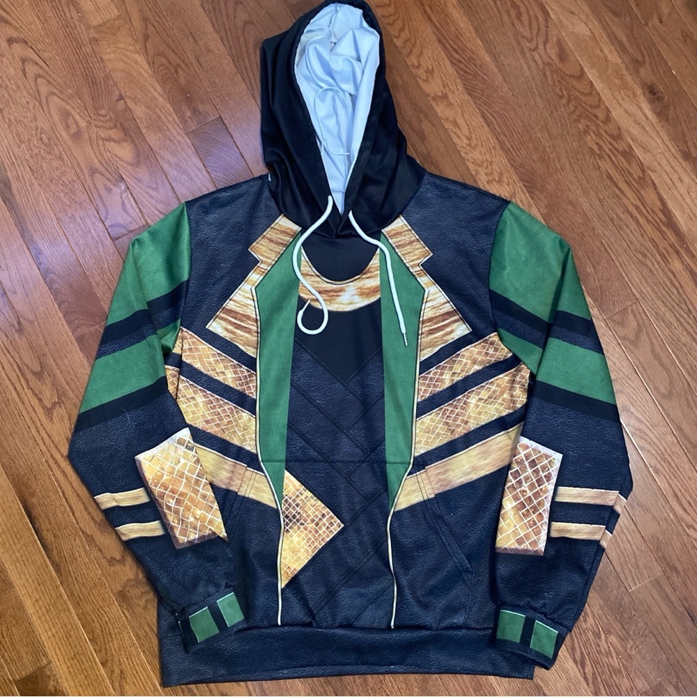 Loki of asgard thor hoodie sweatshirt sweater men’s XL